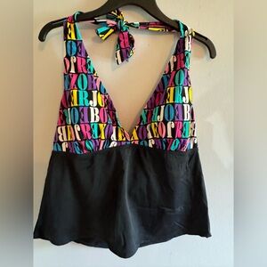 Joe Boxer Colorful Tankini Top